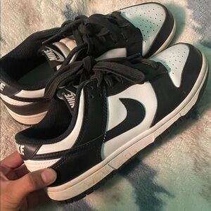 Nike Black and White Sneakers dunks